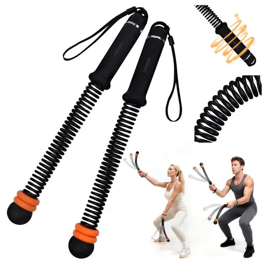 Soulyis Wireless Weighted Battle Ropes - Cordless HIIT at Home Gym Equipment, Full-Body Low-Impact Exercise Accessory for All Fitness Levels
